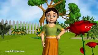 Roses are Red Violets are Blue  3D Animation English Nursery rhyme for children [upl. by Enrobso102]