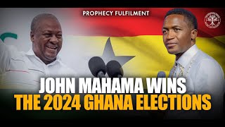 John Mahama Wins the 2024 Ghana Elections  Prophet Uebert Angel [upl. by Ima]