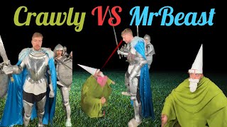 Crawly VS MrBeast  EPIC BATTLE FULL SONG  Lyrics [upl. by Pelagia]