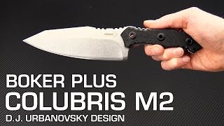 Boker Plus Colubris M2 Urbanovsky Design Fixed Blade Knife Overview [upl. by Cecilio]