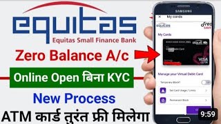 Without pan amp aadhar Equitas small finance bank l how to open Equitas small finance bank account l [upl. by Akehs]