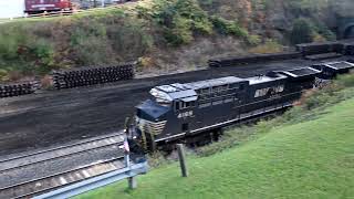 Pennsylvania Railfanning  Gallitzin Tunnel Inn Horseshoe Curve and Altoona [upl. by Mullins]