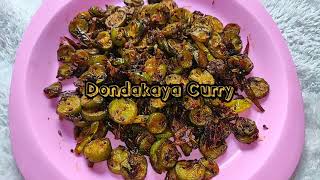 Dondakaya Fry In TeluguDondakaya Currydondakaya vepudu telugu [upl. by Eimme]