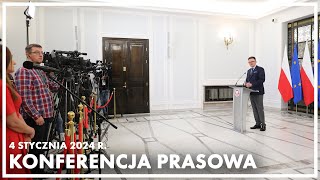 Konferencja prasowa marszałka Sejmu Szymona Hołowni [upl. by Ybab]