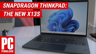 Hands On Will Lenovos ThinkPad X13s Be a Snapdragon BatteryLife Monster [upl. by Fritz]