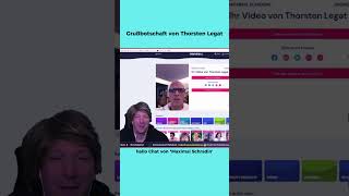 Schradin kriegt Grußvideo von Thorsten Legat [upl. by Lipscomb]