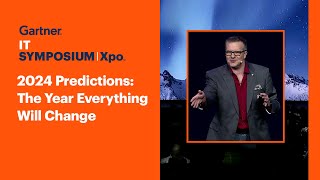 Top Strategic Predictions for 2024 amp Beyond The Year Everything Changed l Gartner IT SymposiumXpo [upl. by Pincince]