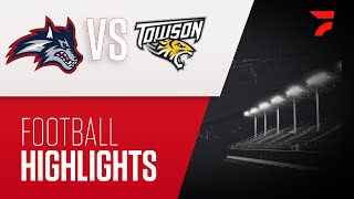 Highlights Stony Brook vs Towson  CAA Football 2024 [upl. by Ecnarepmet]