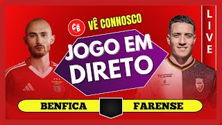 BENFICA X FARENSE  LIVEDIRETO  PRÉÉPOCA [upl. by Ginnie]