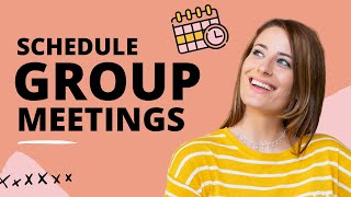 How to Easily Schedule Group Meetings Doodle Tutorial [upl. by Dnomasor]