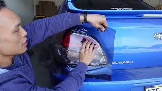 How to Tint Tail Lights with VVivid Light Smoke Ultimate Tint [upl. by Aw367]