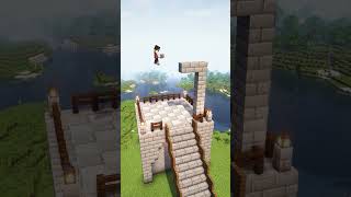 Medieval Lighthouse  Tutorial  Timelapse build build cinematics minecraft timelapse tutorial [upl. by Peter]