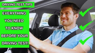 Everything You Need to Know Before Your Driving Test  Pass Your Driving Test  Driving Test Tips [upl. by Eibreh296]