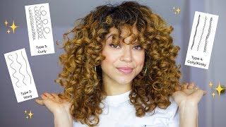 Find Your Curl Type  All Hair Types w Pictures [upl. by Helsell]