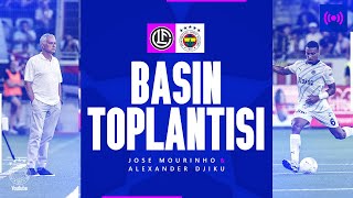 Teknik Direktörümüz Jose Mourinho ve Oyuncumuz Alexander Djikunun Basın Toplantısı [upl. by Fredrick]