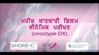 Understanding your Oncotype DX test result A short patient information film Punjabi [upl. by Gayl859]