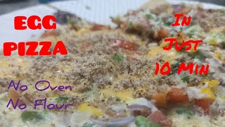 EGG PIZZA  NO GRAIN DINNER  NO OVEN NO FLOUR EGG PIZZA [upl. by Lilas848]