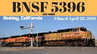 BNSF Intermodal Train  BNSF 5396  VisionsofEd [upl. by Hayikat]