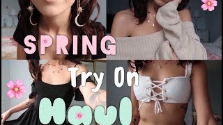 🌸Spring Try On Haul  AliExpress VS Pink Zaful Thrifted Goods Wildfox  2018 [upl. by Kellyann79]