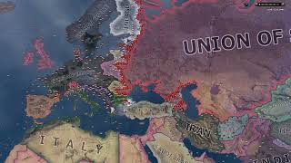 Spanish British Italian alliance  Hoi4 Timelapse [upl. by Terag]