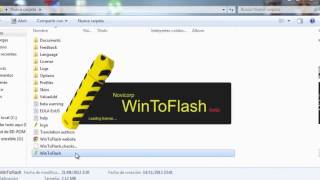 Como Bootear un Pendrive con wintoflash [upl. by Sukcirdor957]