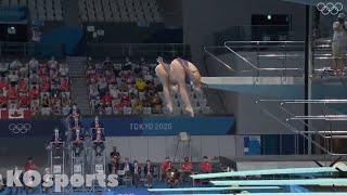 Krysta Palmer and Alison Gibson  Diving Womens Synchronised 3m Springboard  final [upl. by Chainey]