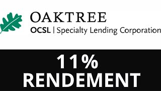 bourse  dividende  OAKTREE SPECIALTY LENDING [upl. by Hoskinson]