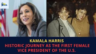 Kamala Harris Biography Historic Journey as the First Female Vice President of the US [upl. by Lenej]