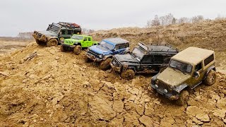 БОЛЬШАЯ ТРОФИ ЭКСПЕДИЦИЯ crawler rc 4wd landrover axialscx10 RGT teamraffee trx4defender [upl. by Bergmann113]