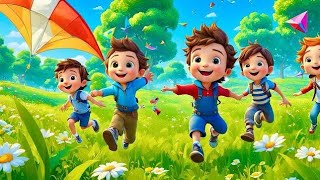 If youre Happy and you Know it Action RhymesNursery rhymesChildren SongsKids TV A to Z [upl. by Ariamo]