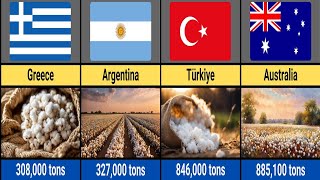 Cotton Production by Countries Top 50 [upl. by Caterina]