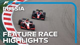 F2 Feature Race Highlights  2021 Russian Grand Prix [upl. by Alley259]