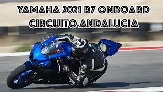 2022 Yamaha R7 Onboard Andalucia Circuit [upl. by Evot]