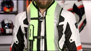 Helite Turtle Airbag Vest Review at RevZillacom [upl. by Zitah433]