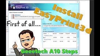 Simple STEPS Setup EasyPrint3D for your Geeetech A10 [upl. by Croydon]