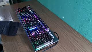 Letton EK1 Gaming Keyboard with mouse unboxing [upl. by Hamas993]