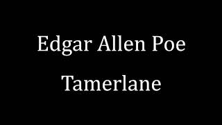 Edgar Allen Poe Tamerlane [upl. by Madox]