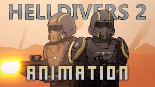 Echoes of liberty  Helldivers 2 animation [upl. by Bonn260]