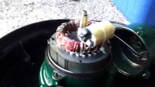 Zoeller BN152 BN152 Sewage Pump Failure with Blown Capacitor CBB20 [upl. by Yelserp]