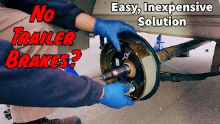 Trailer Brake Installation  DIY  Its easy and cheap [upl. by Arayk]