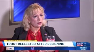 Blanca Trout reelected after resigning [upl. by Jemmie270]