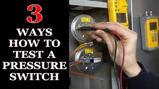 How to Test Pressure Switch on a Furnace [upl. by Ahsonek]