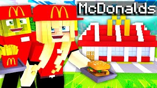 ISY amp FLO ARBEITEN 1 TAG bei MCDONALDS  Minecraft ALLTAG [upl. by Coulombe24]