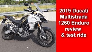 2019 Ducati Multistrada 1260 enduro review amp test ride [upl. by Evoy]