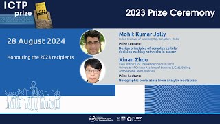 2023 ICTP Prize Award Ceremony and Diploma Graduation Ceremony and Shafi Prize [upl. by Alane]