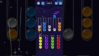 Ball Sort Puzzle  Level 16 amp 17  Profession Gamer professiongamer2024 ballsort sorts short [upl. by Onailimixam632]