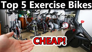 TOP 5 Exercise Bikes Under 1000 Excellent Peloton alternatives [upl. by Noyk]