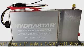 Hydrastar Electric Over Hydraulic Trailer Brake Actuator HBA16 GEN 7 1600 PSI [upl. by Enitram]