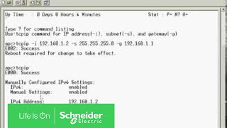 Configuring APC NMC2 via Terminal Emulation  Schneider Electric Support [upl. by Jamel]