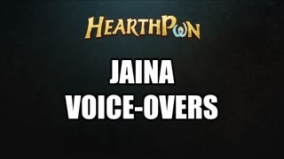 Hearthstone Heroes of Warcraft  Jaina Proudmoore Gameplay Voiceovers [upl. by Noled849]